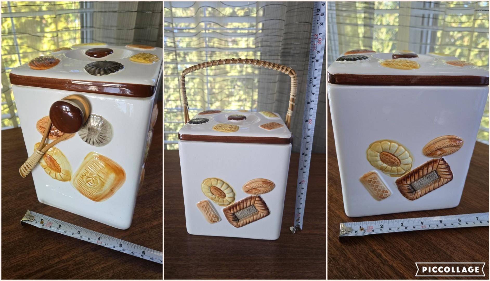 Cookies All Over Napco Japan Hand Painted Vintage Cookie Jar With