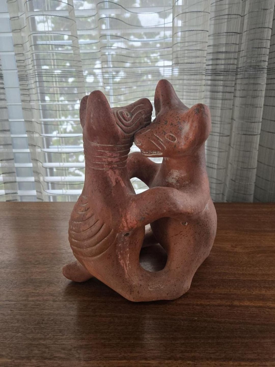 Tlalchichi Dancing Dogs Archeological Replica, Vintage Pre Columbian ...