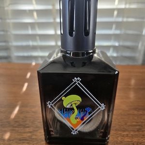 Lampe Berger Hilton McConnico Paris Black Glass 4 Seasons Catalytic Aromatherapy Diffuser Vintage Air Purifying Lamp 6.25"