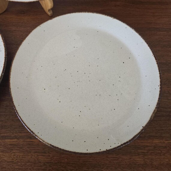 J G Meakin Lifestyle Plates Set of 3 Vintage England Stoneware