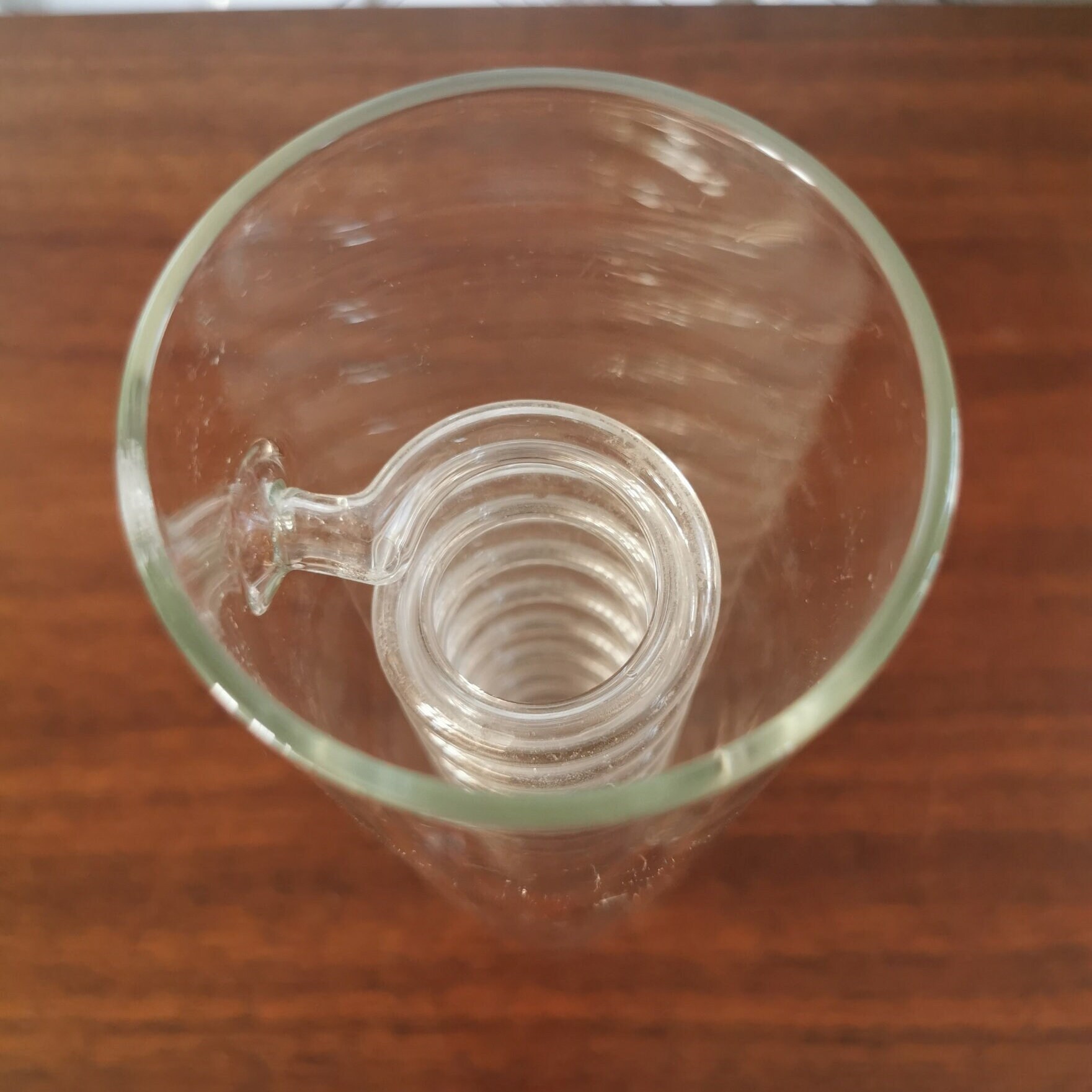 【専用】オールドイケア 00S スパイラルベース EHLEN JOHANSSON Ehlen Johansson Spiral Glass Vase, Vintage Ikea Clear Art