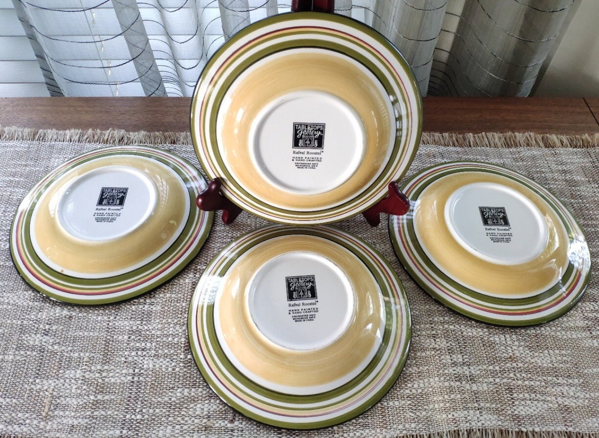 Rooster 2025 plate set