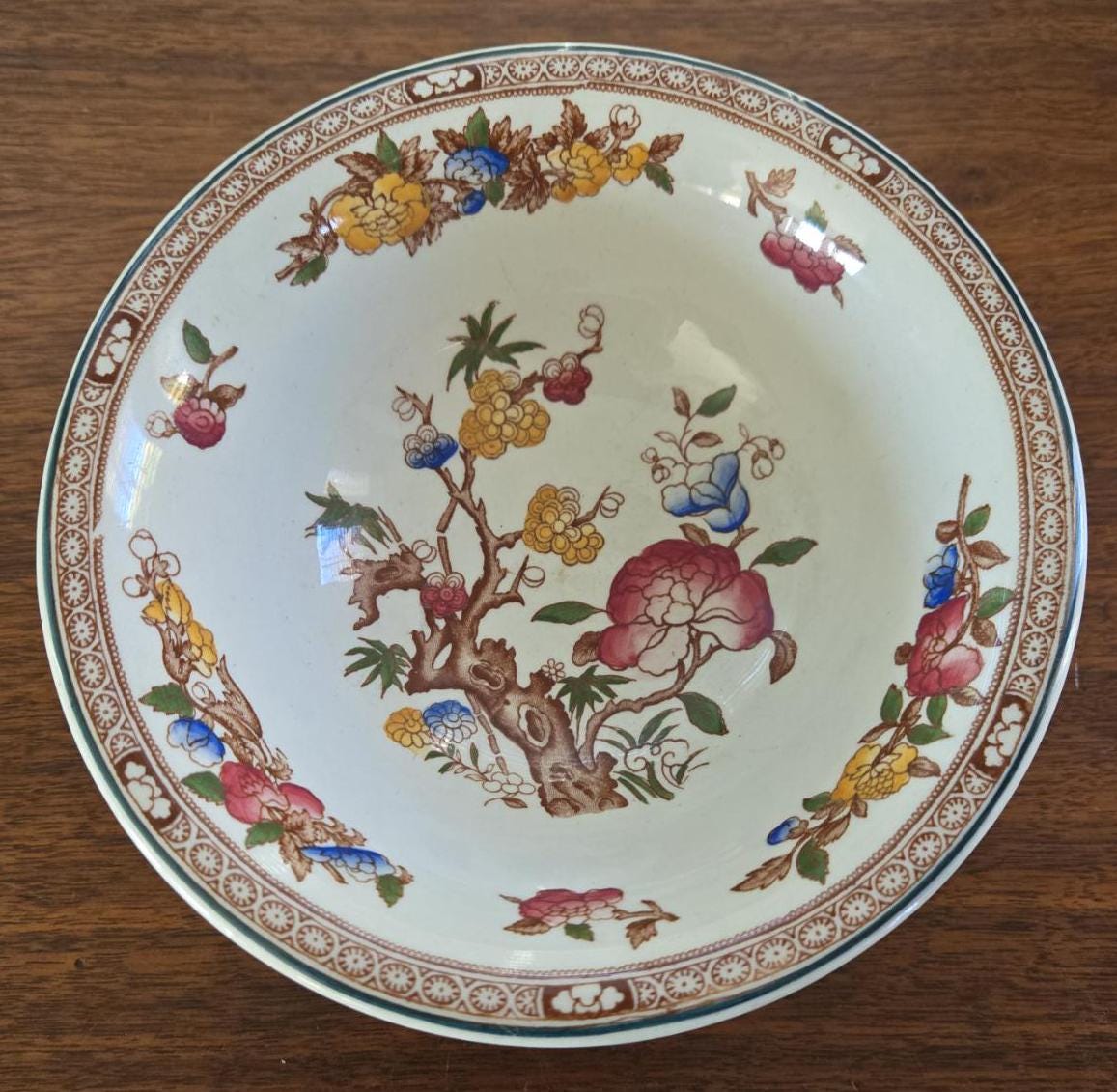 Indian Tree Soup Bowl 6.75