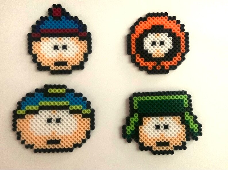 South Park Perler Bead Set Etsy