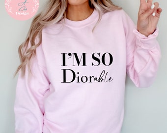 pink dior sweatshirt