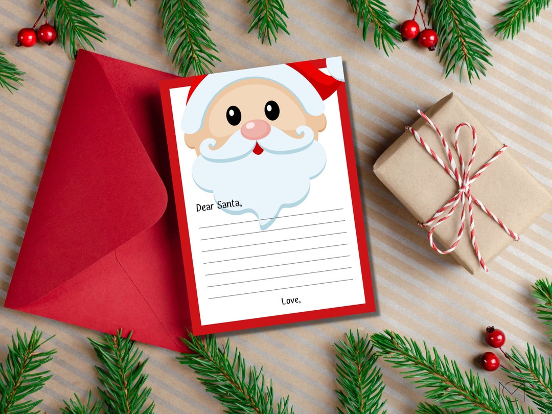 Letter to Santa Printable Santa Printable Kids Santa - Etsy