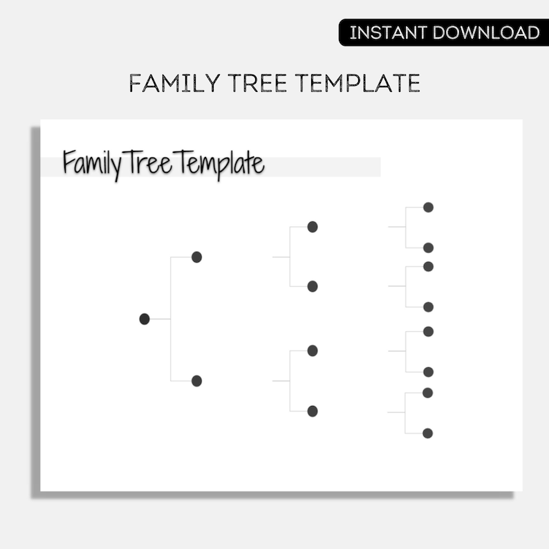 family-tree-template-printable-family-tree-gift-pedigree-etsy