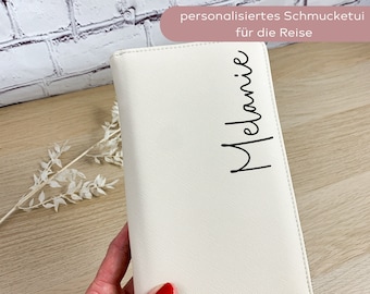 Schmucketui Reise personalisiert, Geschenk für Freundin, Brautjungfer, Geburtstagsgeschenk, Muttertagsgeschenk