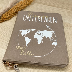 Travel Organizer mit Familiennamen, Organizer für die Tasche, Familienorganizer für die Familie image 3