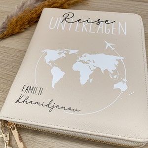 Travel Organizer mit Familiennamen, Organizer für die Tasche, Familienorganizer für die Familie image 4