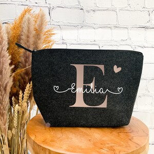 personalisierte Kosmetiktasche mit Namen zum 18. geburtstag mädchen, Kosmetiktasche Mädchen personalisiert