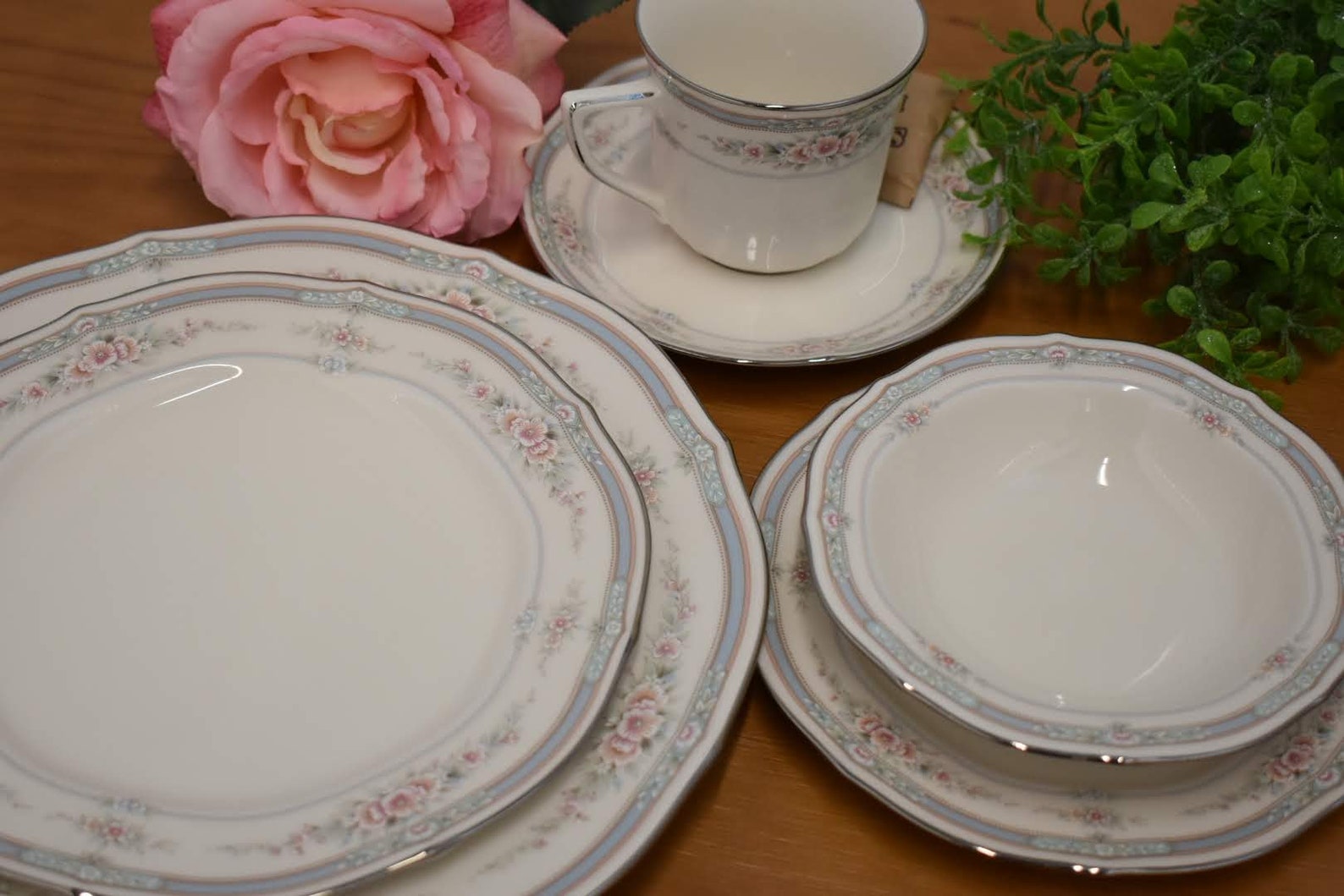 New Noritake Rothschild Pattern Porcelain Fine China 5 Etsy