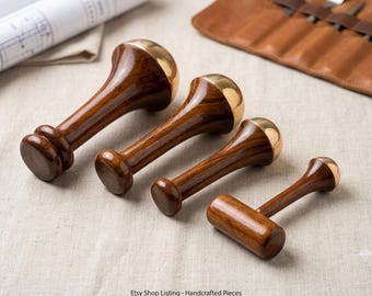 Kansa Wand Set: Acupressure Massager with Teak Wood Handle