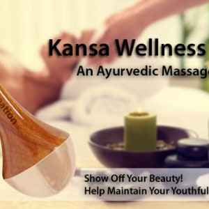 Original Kansa Wand An Ayurvedic Face, Foot and Body Massager 2 in 1 Face with Marma Tool New Year Offer image 2