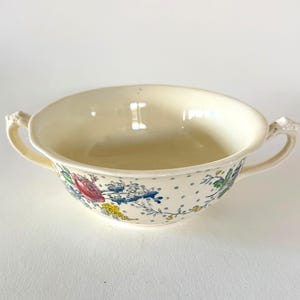 Crown Ducal Ware England Vale Vintage Cream Soup Bowl /