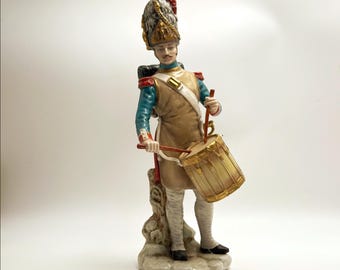 Vintage Salvador Mallol Figurine 10'' tall/Made in Spain Hand Painted Figurine