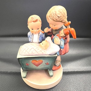 Goebel Hummel Figurine #333: Blessed Event, TMK-6, 5.5 inch Porcelain