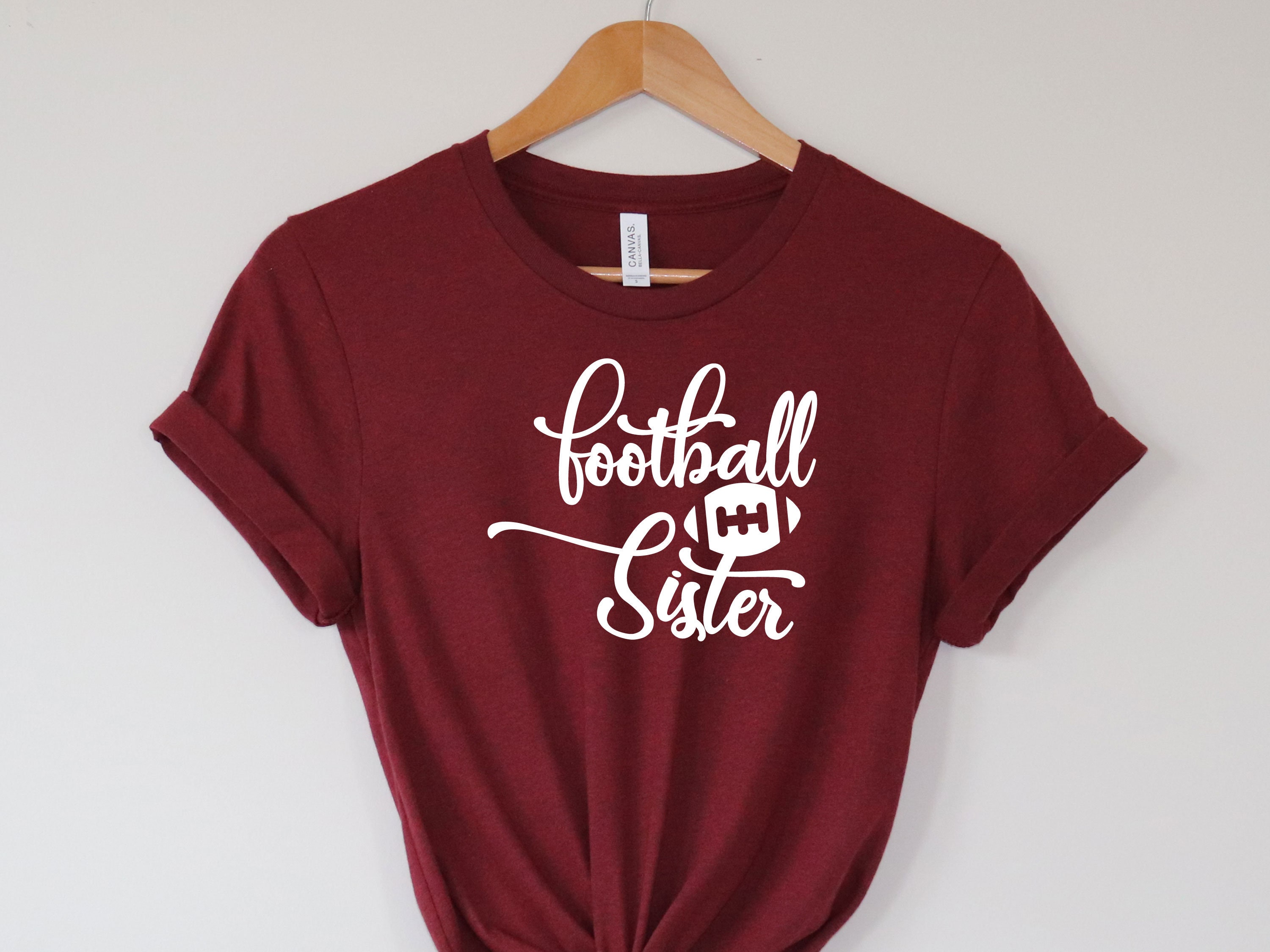 Football Sister Shirt Football Sister Football Shirt Etsy