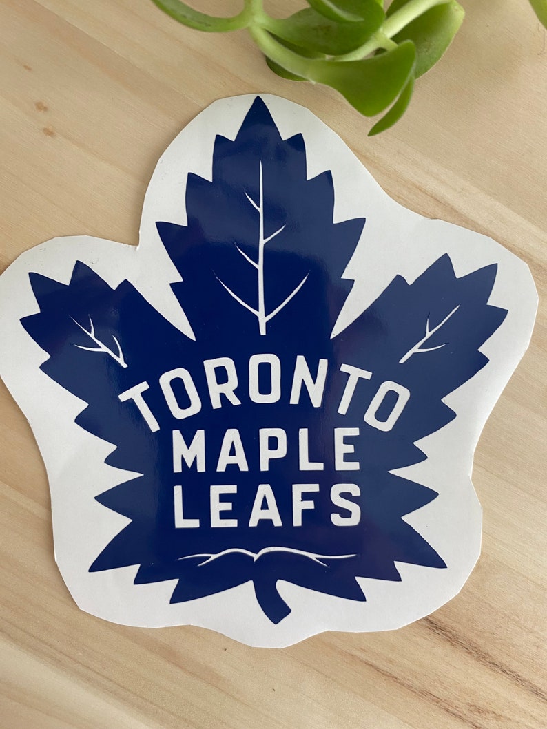 Toronto Maple Leafs Vinyl Decal Weatherproof bumper sticker Etsy
