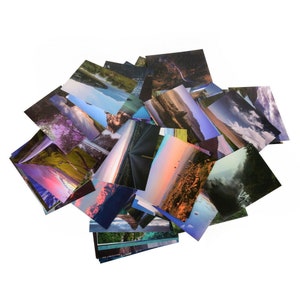 ewtshop 100 landscape postcards, postcard set with 100 different motifs