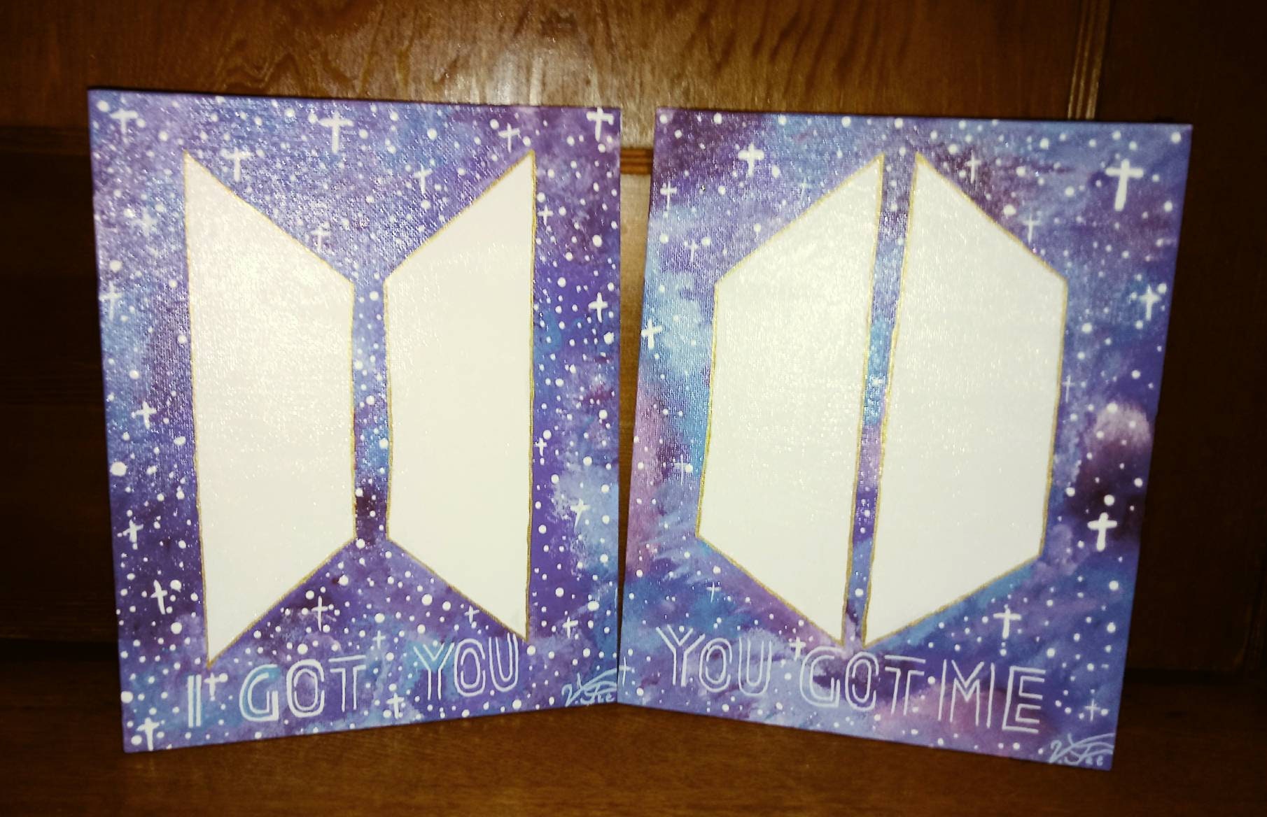 Bts canvases Etsy
