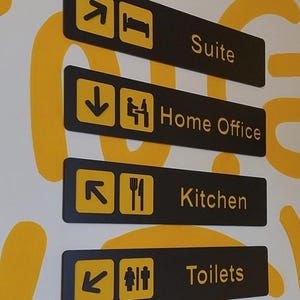 Cartelli segnaletici per aeroporti, poster per la casa, segnaletica aeroportuale, tema aviazione, regalo per viaggiatori, decorazione della stanza, viaggio, decorazione, design, regalo, vacanze