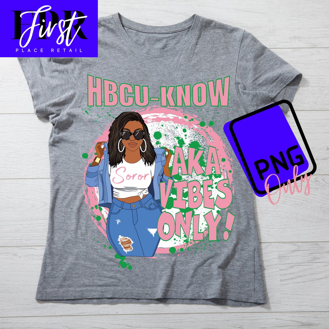 Hbcu-know AKA Alpha Kappa Alpha Printable Png ONLY for Iron on Transfer ...