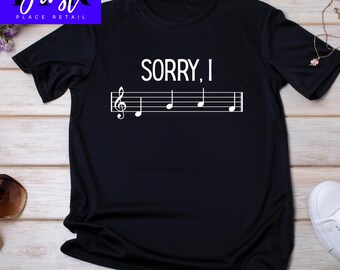 Es tut mir leid IDGAF Musiknoten SVG PNG | Lustiges sarkastisches Shirt Design | Musiklehrer Humor | Chor Band Geschenk | Cricut Sublimationsdatei | Musiker