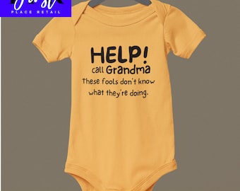 Help! Call Grandma These Fools Don’t Know What They’re Doing SVG Cut File, Printable png and jpeg for Iron On Transfer. Instant Download.
