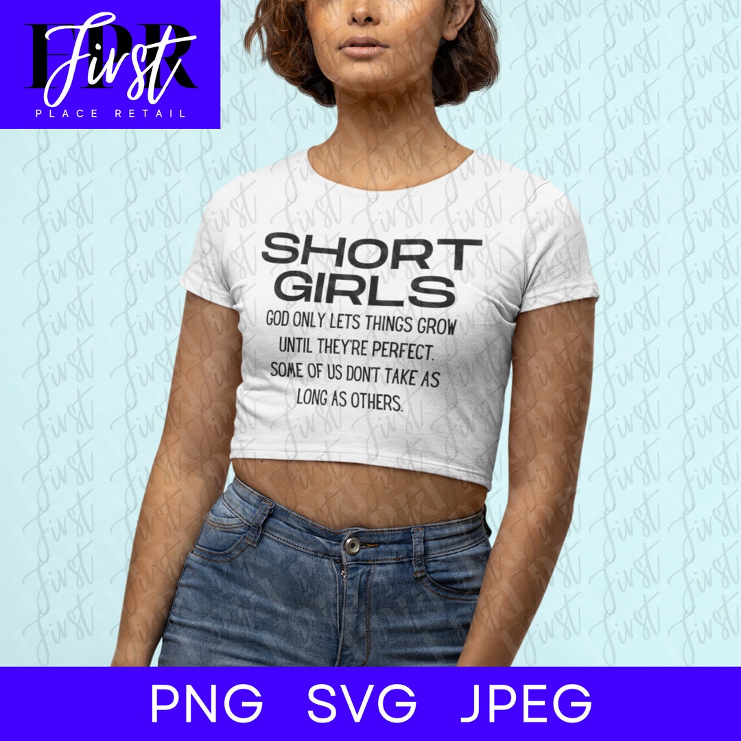 Short Girls SVG Cut File, Printable Png and Jpeg for Iron on Transfer ...