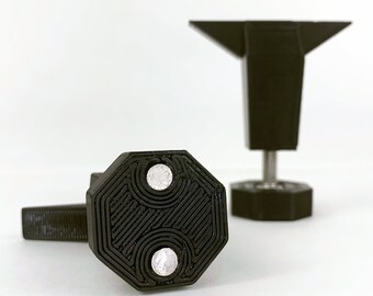 MECCANIXITY 2Pack Graphics Card GPU Support Bracket, GPU Stand Holder Magnetic Base 27-50mm Adjustable Height Brace For Desktop Video Card, Aluminum