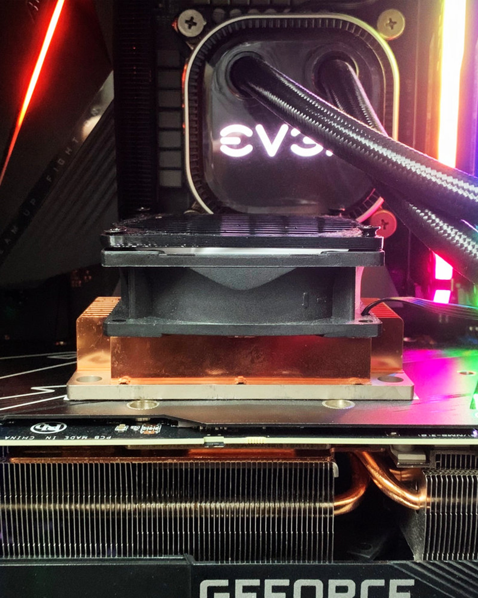 Copper Heatpipe GPU Heatsink Cooling Kit With Fan Grill 4ft Etsy