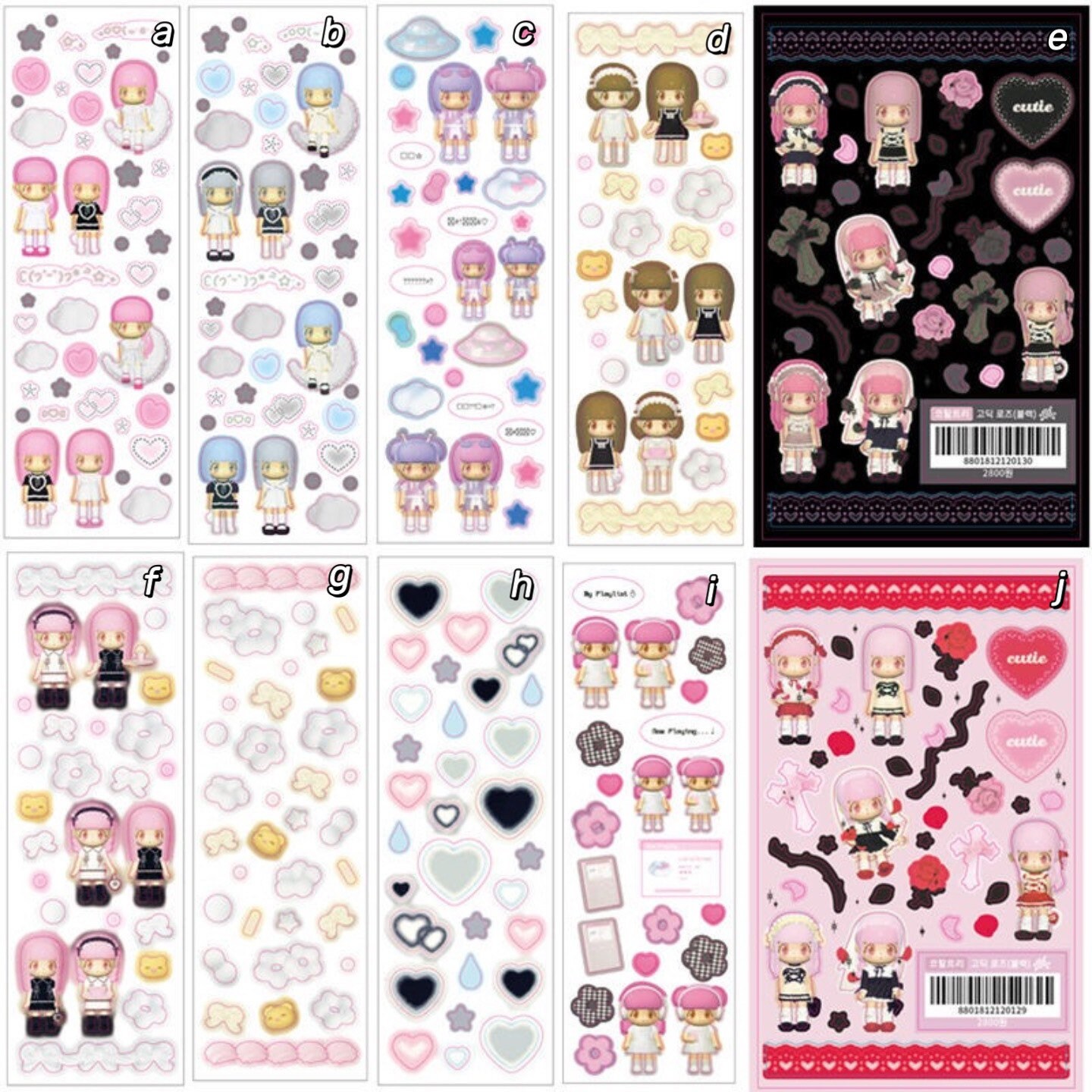 Cute Girl Toploader Stickers Etsy