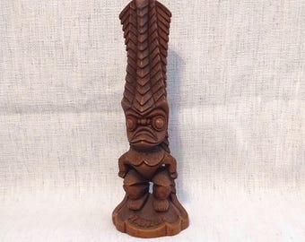 Vintage Coco Joe's Lava Resin Tiki Idols – Hawaiian Souvenir Set