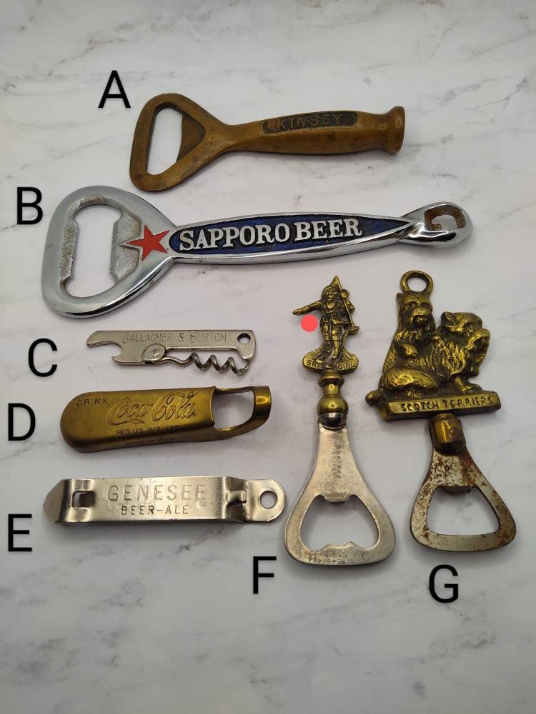 Assortment 21 VINTAGE BOTTLE OPENERS ~ Coca Cola ~ Sapporo
