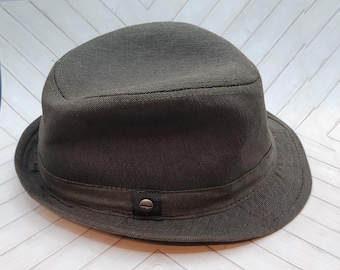 Sombrero Fedora vintage de Kids R Us para talla 2T ~ Sombrero Fedora para niños ~ 100% algodón