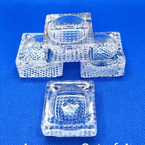 Assorted CRYSTAL SALT CELLARS ~ Salt pig ~ Salt box Vintage ~ Antique ~ L1