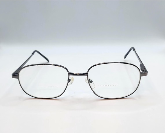 Vintage Capri Peachtree PT48 Gunmetal eyeglass frames