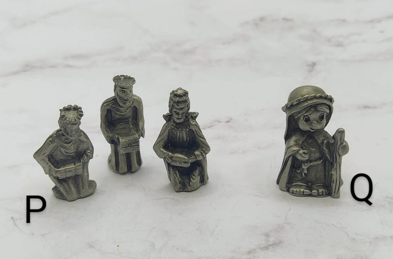 PEWTER FIGURINES REDUCED Prices Hudson Hallmark Etsy