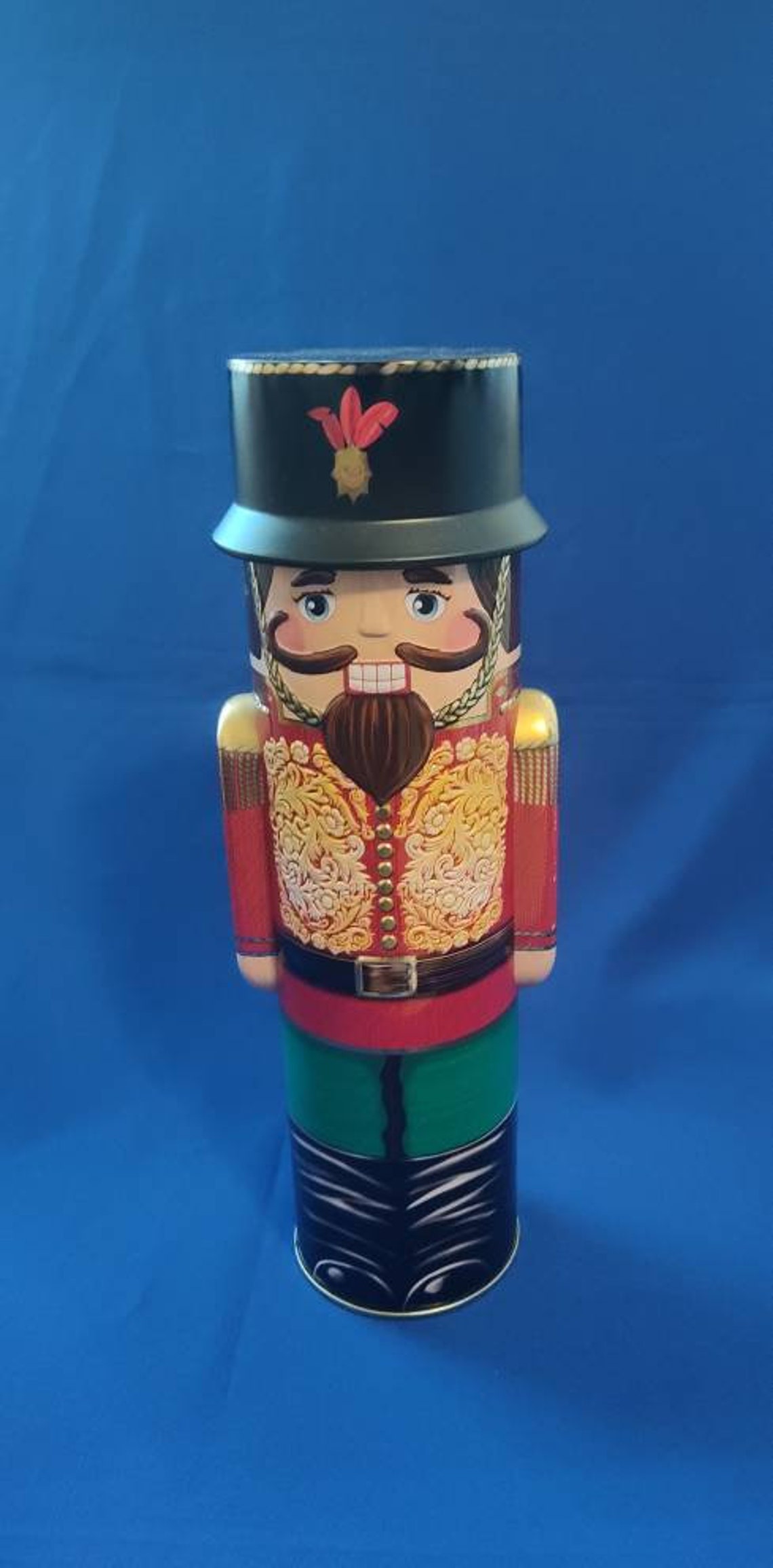 Harry London Nutcracker Chocolate Tin Wine Cookie Candy Etsy