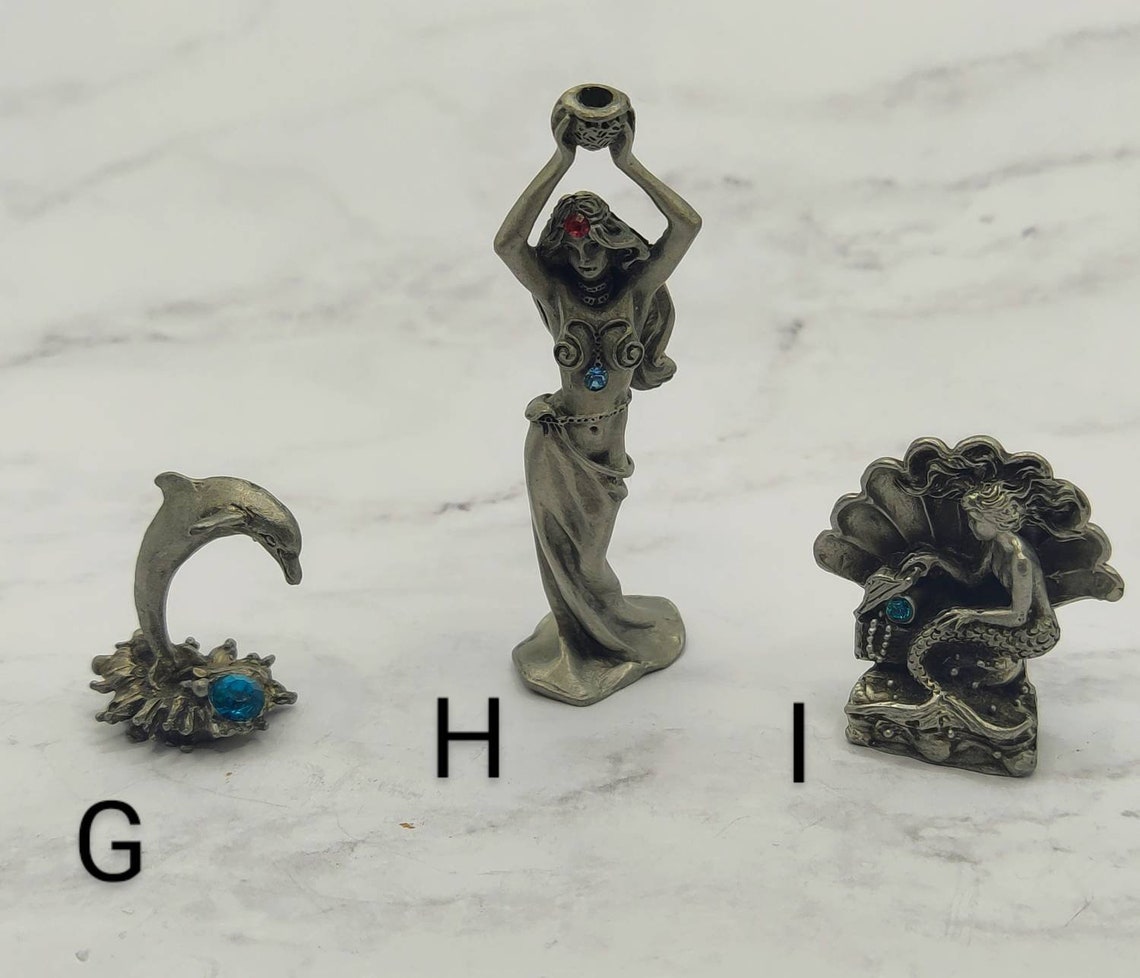 PEWTER FIGURINES REDUCED Prices Hudson Hallmark Etsy