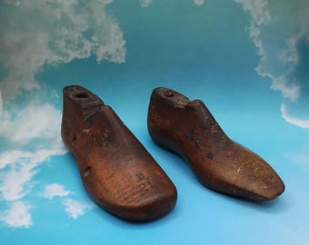 MOLDE DE ZAPATO DE NIÑO ANTIGUO ~ Madera ~ Elija ~ Molde de zapato de zapatero ~ ENVÍO GRATIS