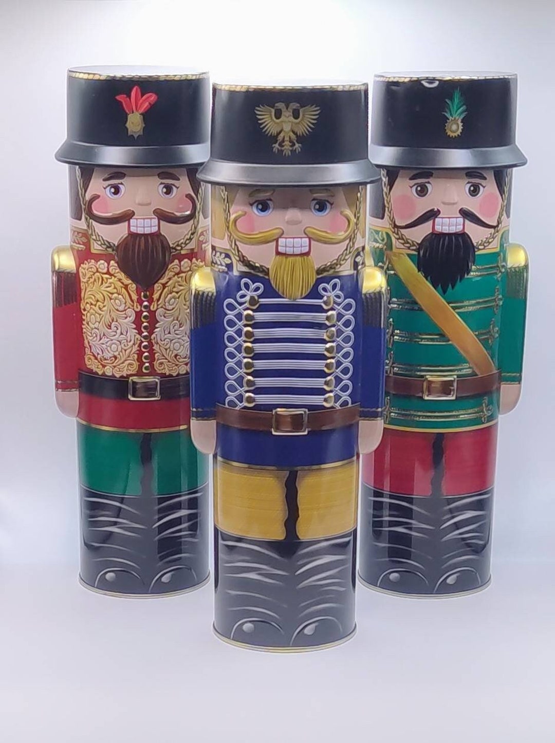 Harry London Nutcracker Chocolate Tin Wine Cookie Candy Etsy