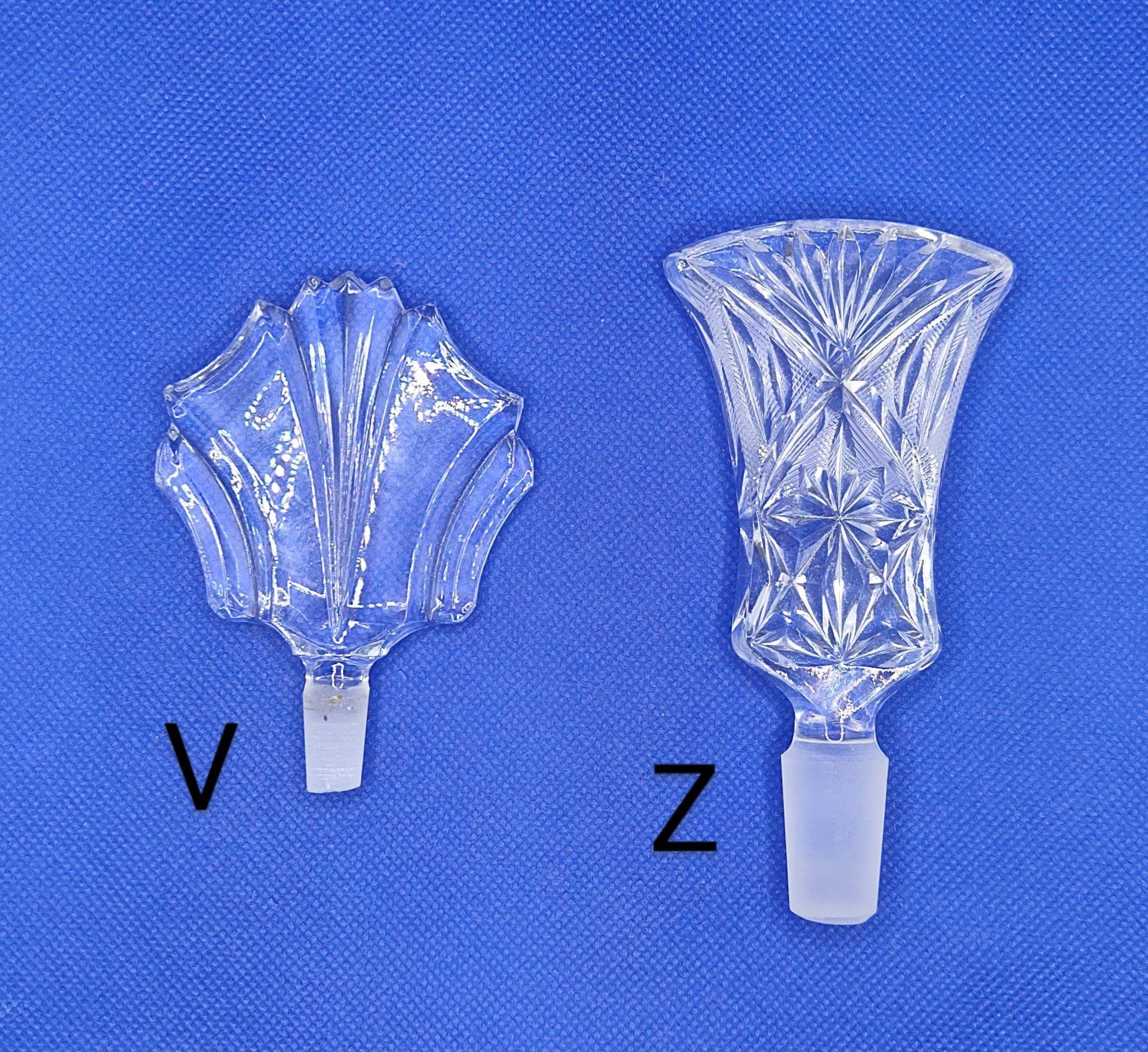 ANTIQUE CRYSTAL STOPPER Perfume Cruet Scientific Etsy UK