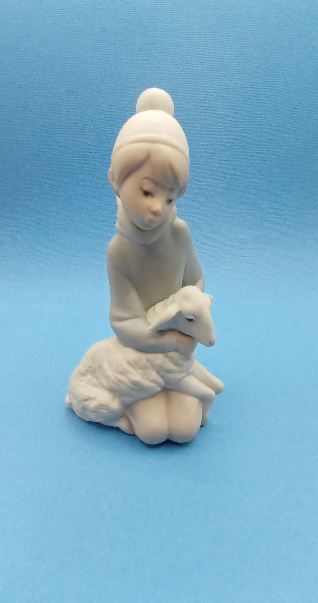 Lladro Nativity SHEPARD BOY W/lamb 19711974 Hallmark Matte Finish