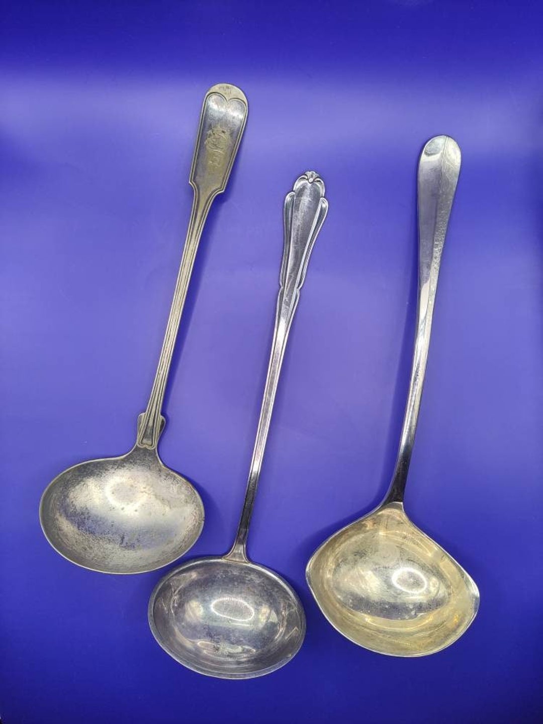 3 PUNCH BOWL LADLES Rogers & Brothers Martin N 90 Etsy