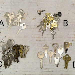 18 KEY LOTS ~ Choose from assortment ~ Cabinet ~ Jewelry box ~ Barrel ~ Vending Machine ~ Desk ~ Bank ~ Toys ~Steampunk ~ L7