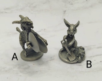 PEWTER  FIGURINES ~ REDUCED Prices ~ Hudson ~ Hallmark Collectible pewter ~ Pewter figurines  ~ Comstock ~ Rawcliff ~ Spoontiques