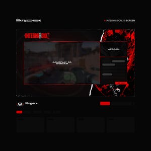 Animated Rage Anime Stream Package | Twitch Overlays, Screens, Panels ...