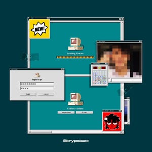 ANIMATED RETRO WINDOWS Stream Package (Screens, Panels, Overlay, Transition, Alerts, Twitch, Wilbur Soot, Etc.)